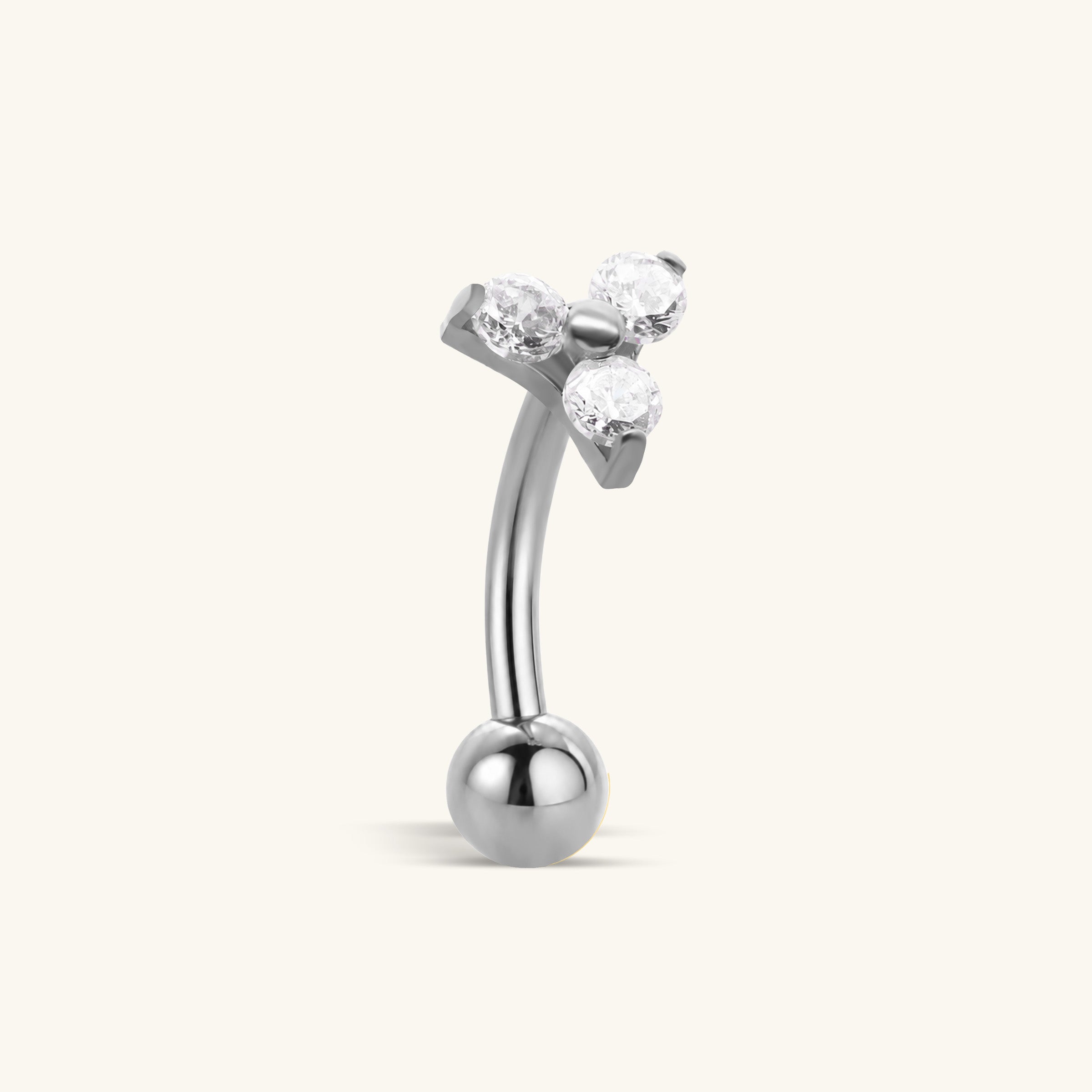 Titanium Rielle Curved Barbell