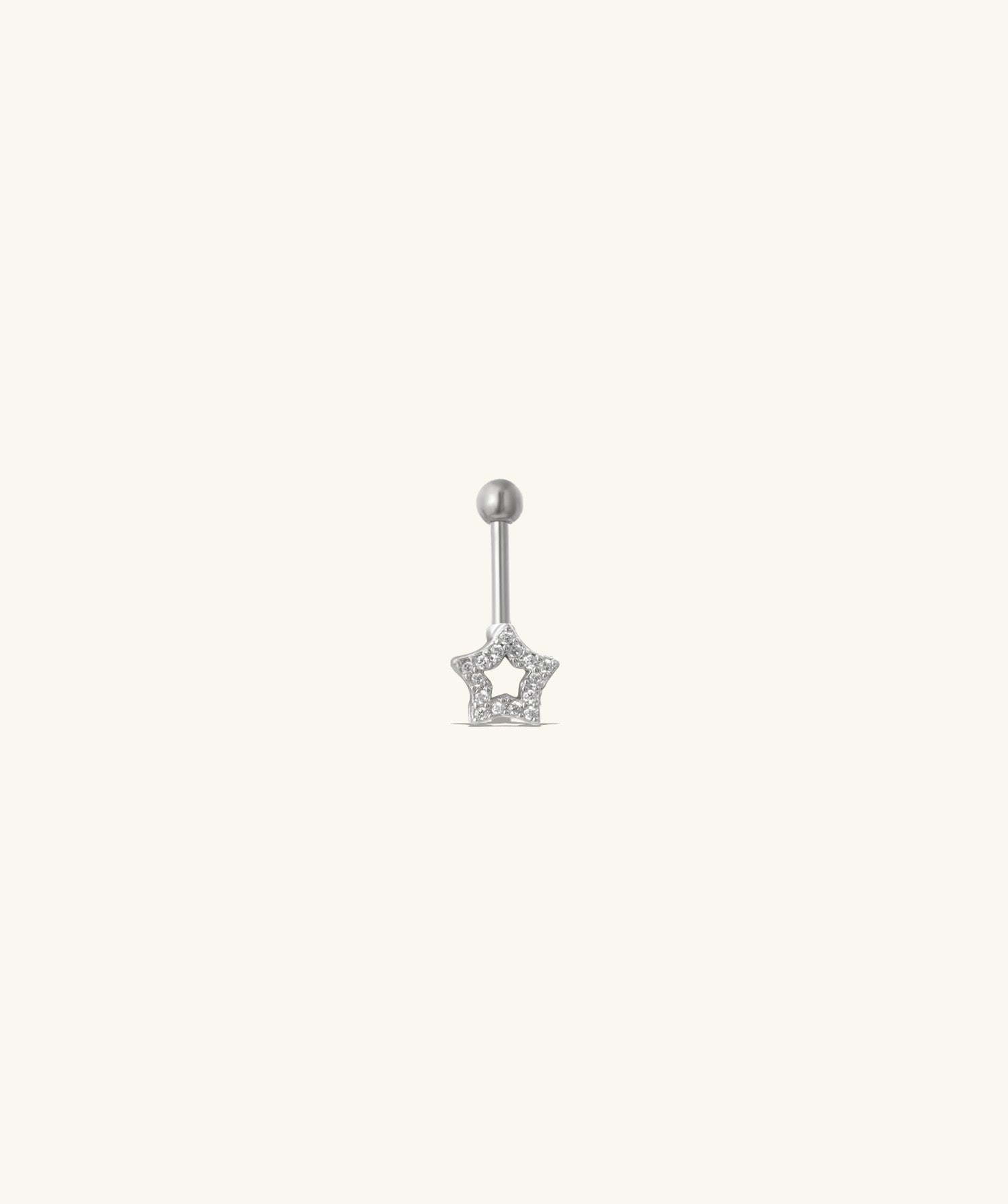 Hollow Star Vertical Helix Stud