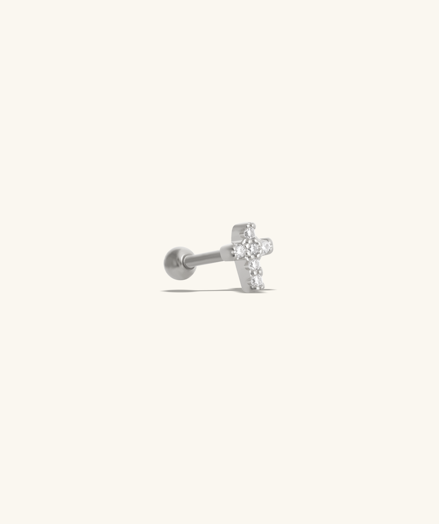 Petite Cross Stud - OumoJewelry