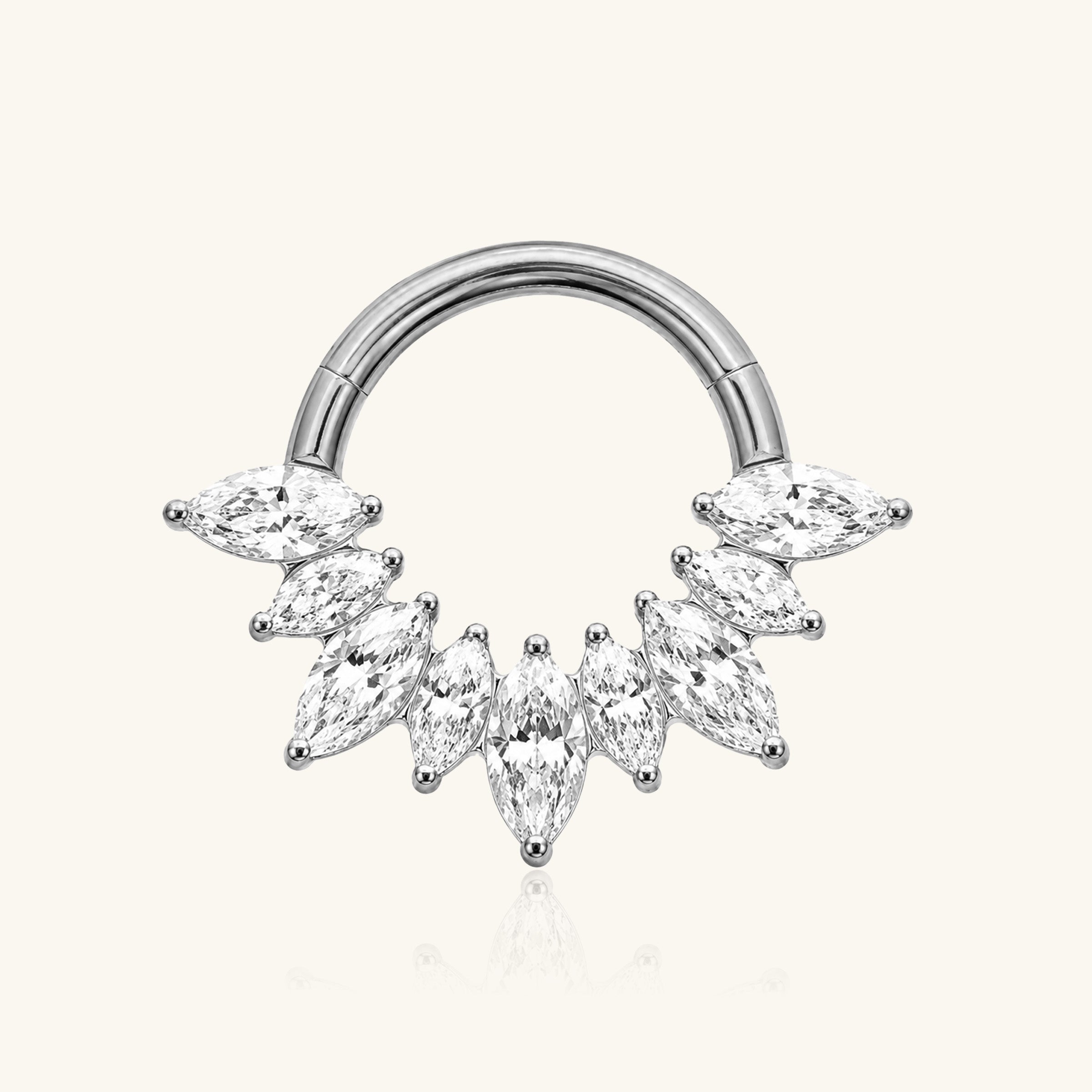 Titanium Aurel Clicker Hoop