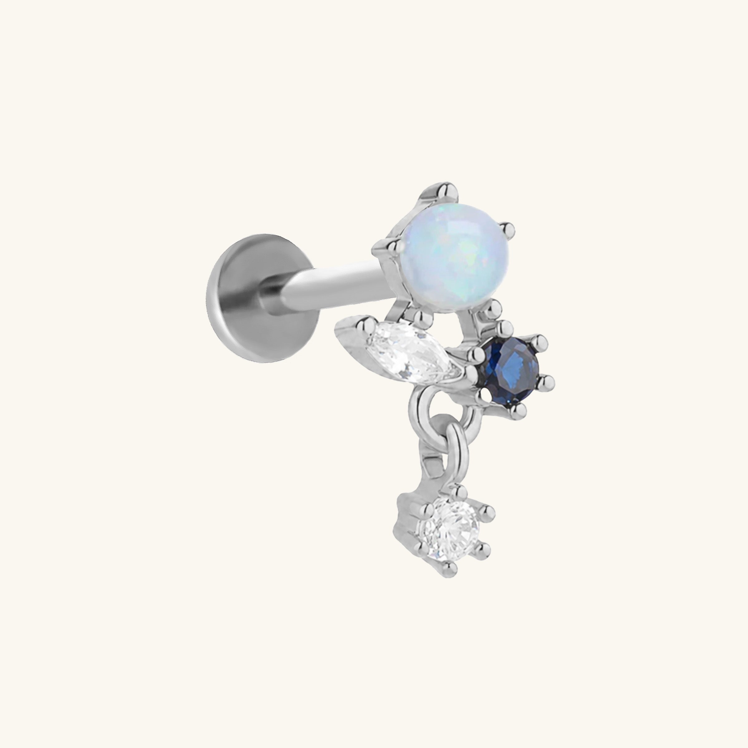 Delicate Opal Flatback Drop