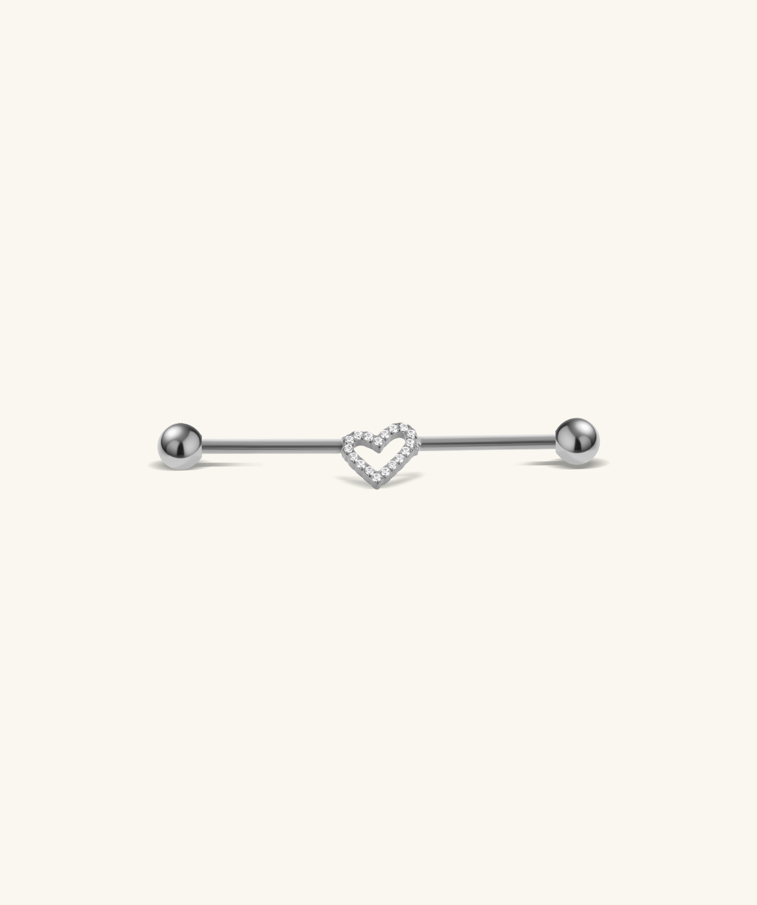 Titanium Siena Industrial Barbell - OumoJewelry