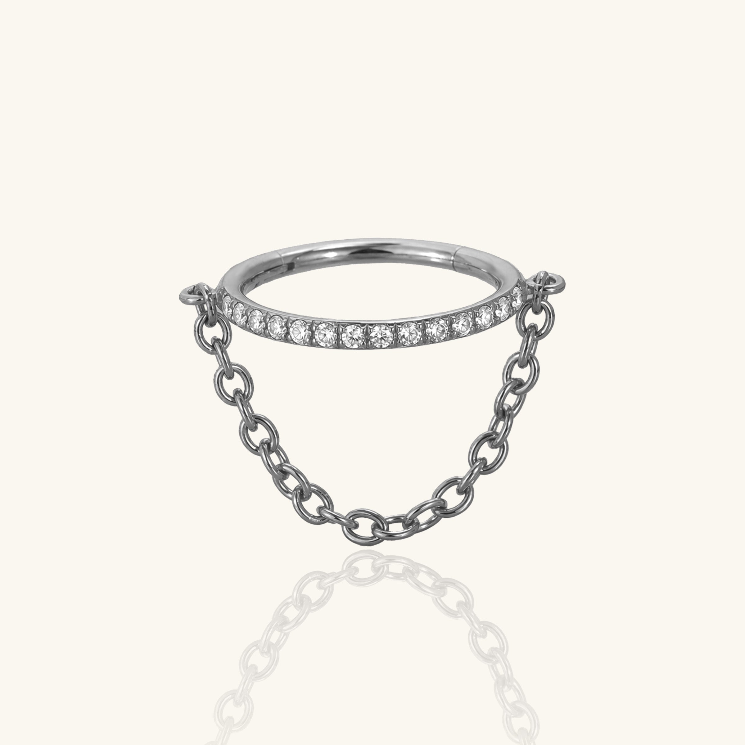 Titanium Nessa Clicker Hoop