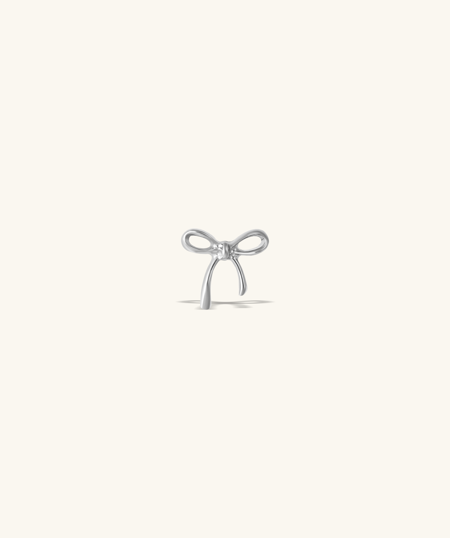 Titanium Mini Bow Stud - OumoJewelry
