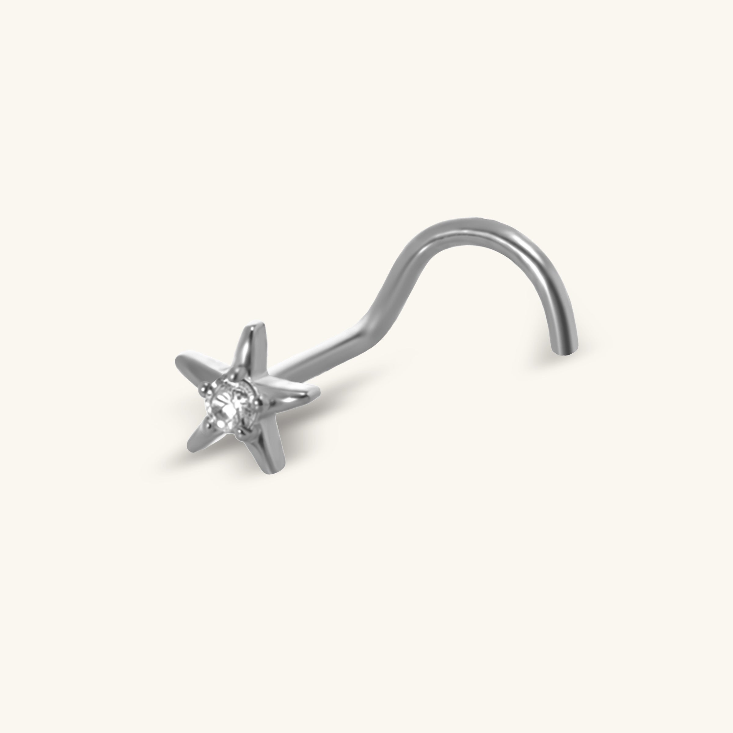 Titanium Star Nose Stud