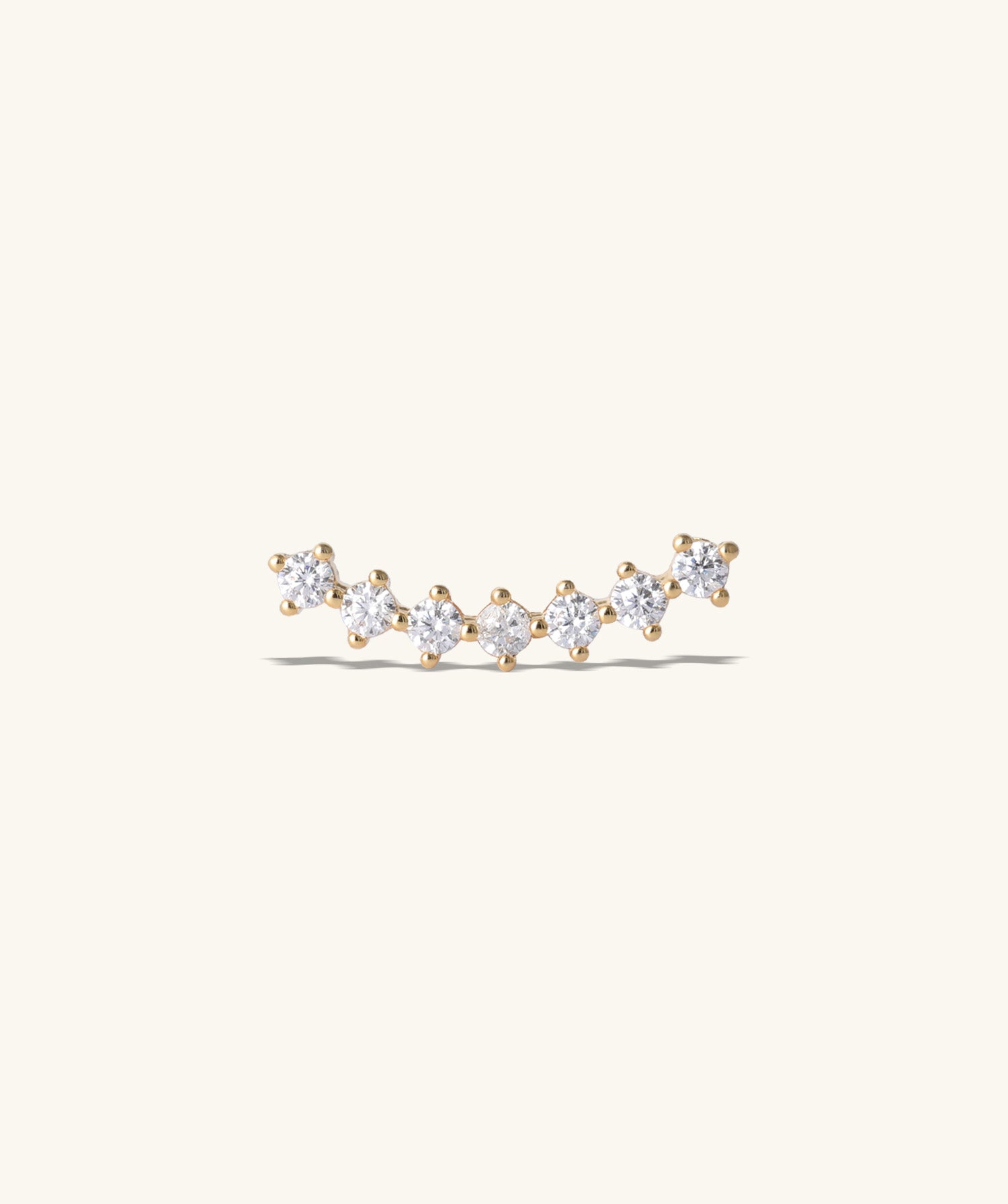 Gems Flat Back Stud - OumoJewelry