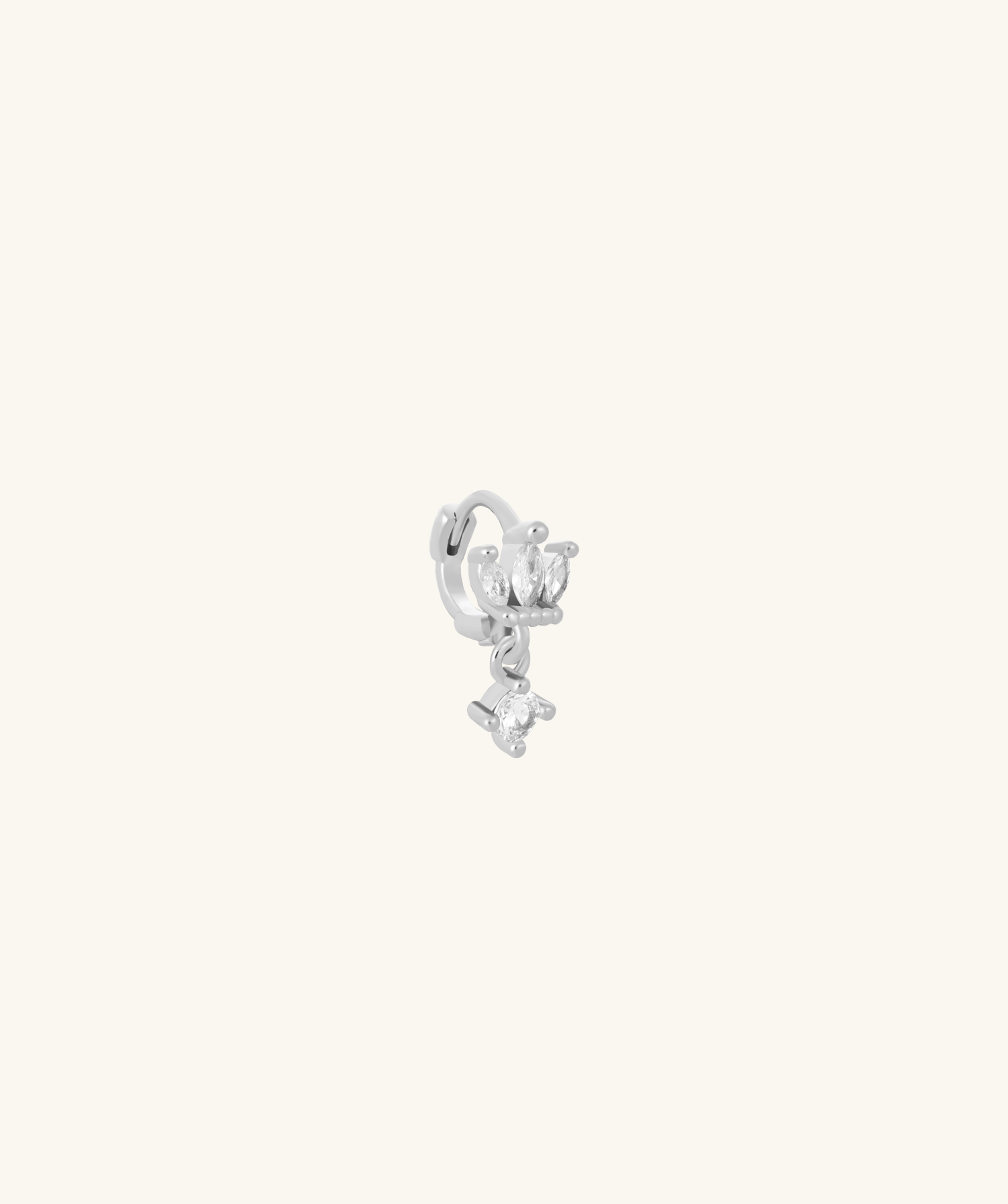 Marquise Helix Hoop - OumoJewelry
