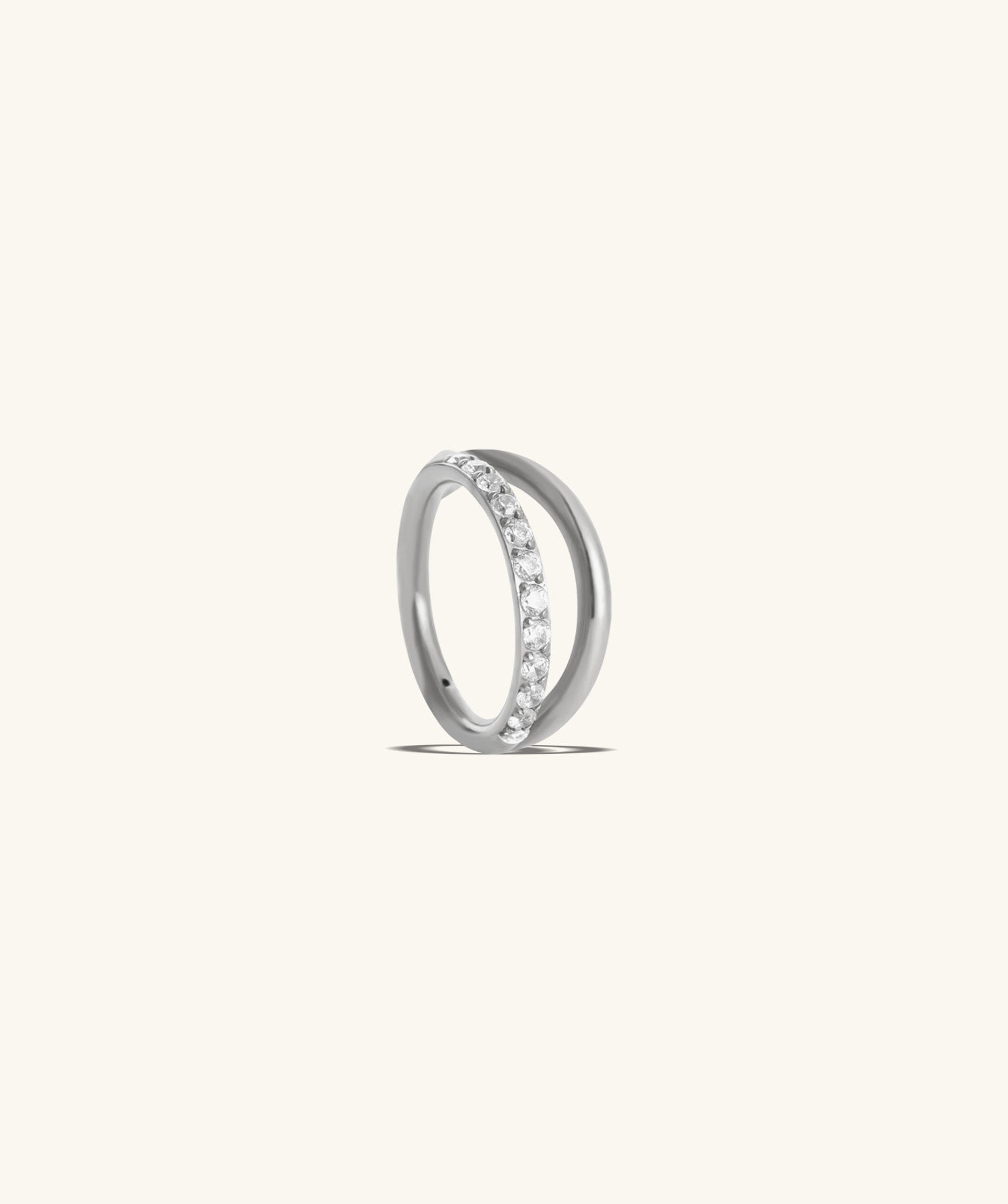 Shiny Double Layer Clicker Hoop