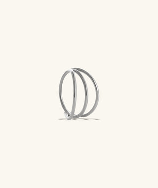 Three Layer Clicker Hoop - OumoJewelry