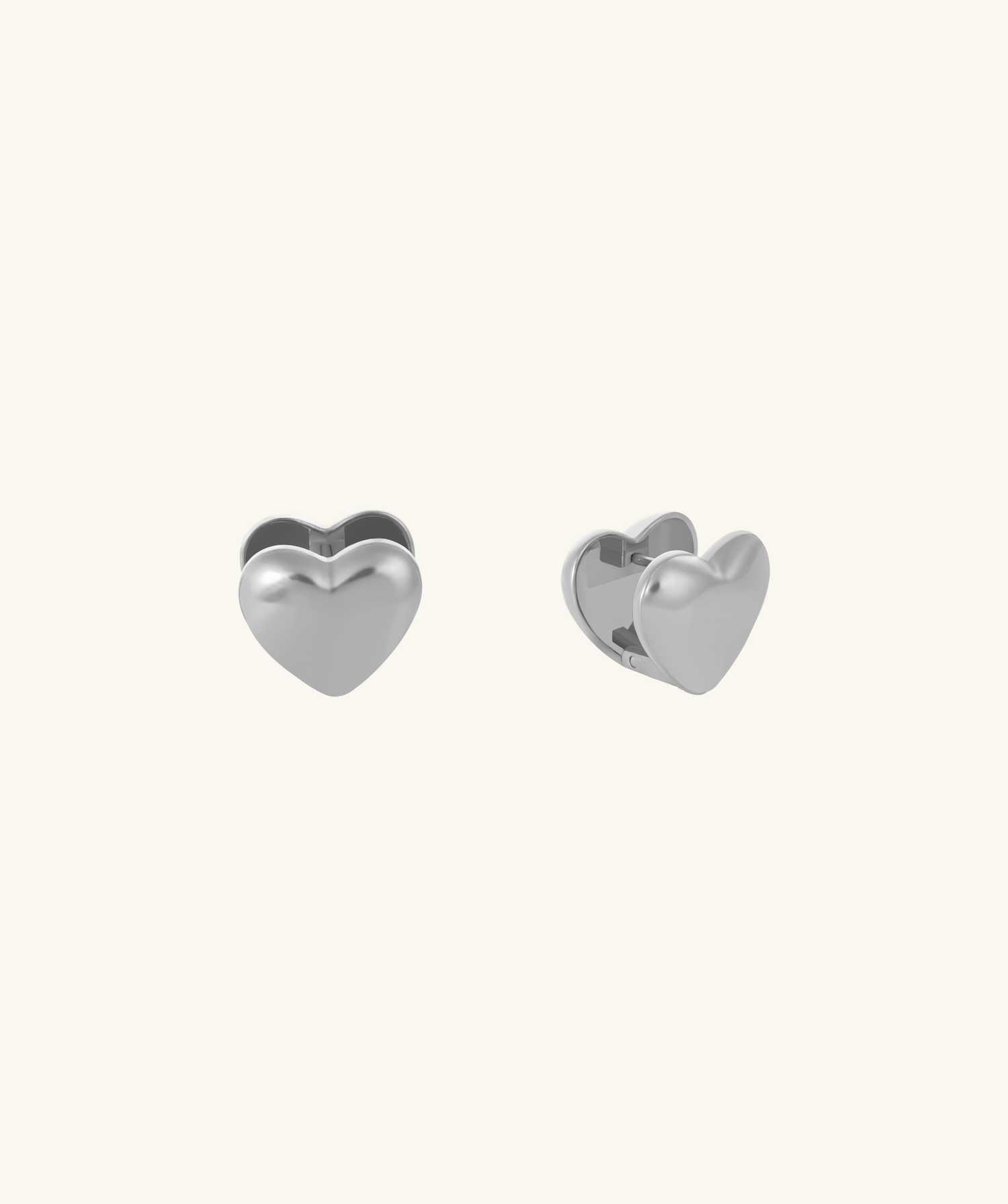 Heart Hoop Earrings - OumoJewelry