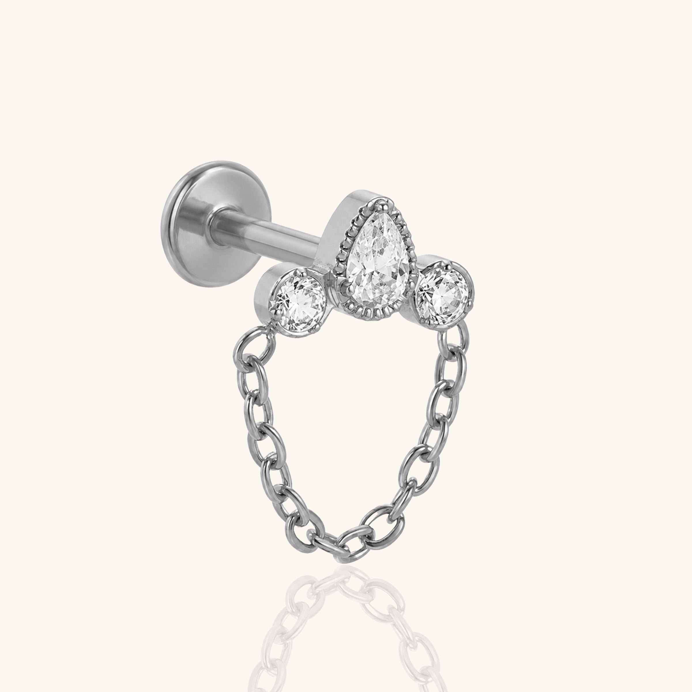 Titanium Vesta Stud