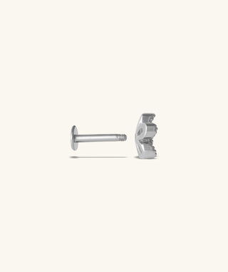 Floral Flatback Stud - OumoJewelry