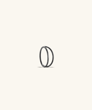 Basic Double Layer Clicker Hoop - OumoJewelry