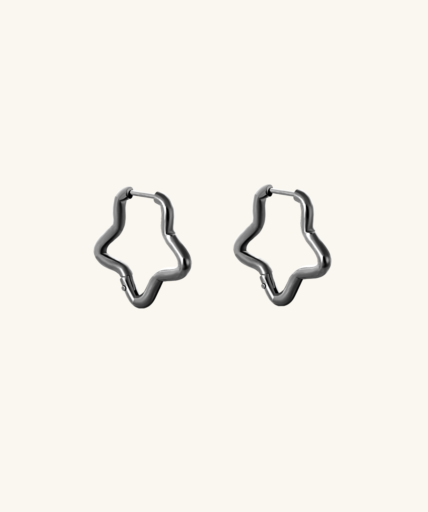 Charm Star Hoops - OumoJewelry