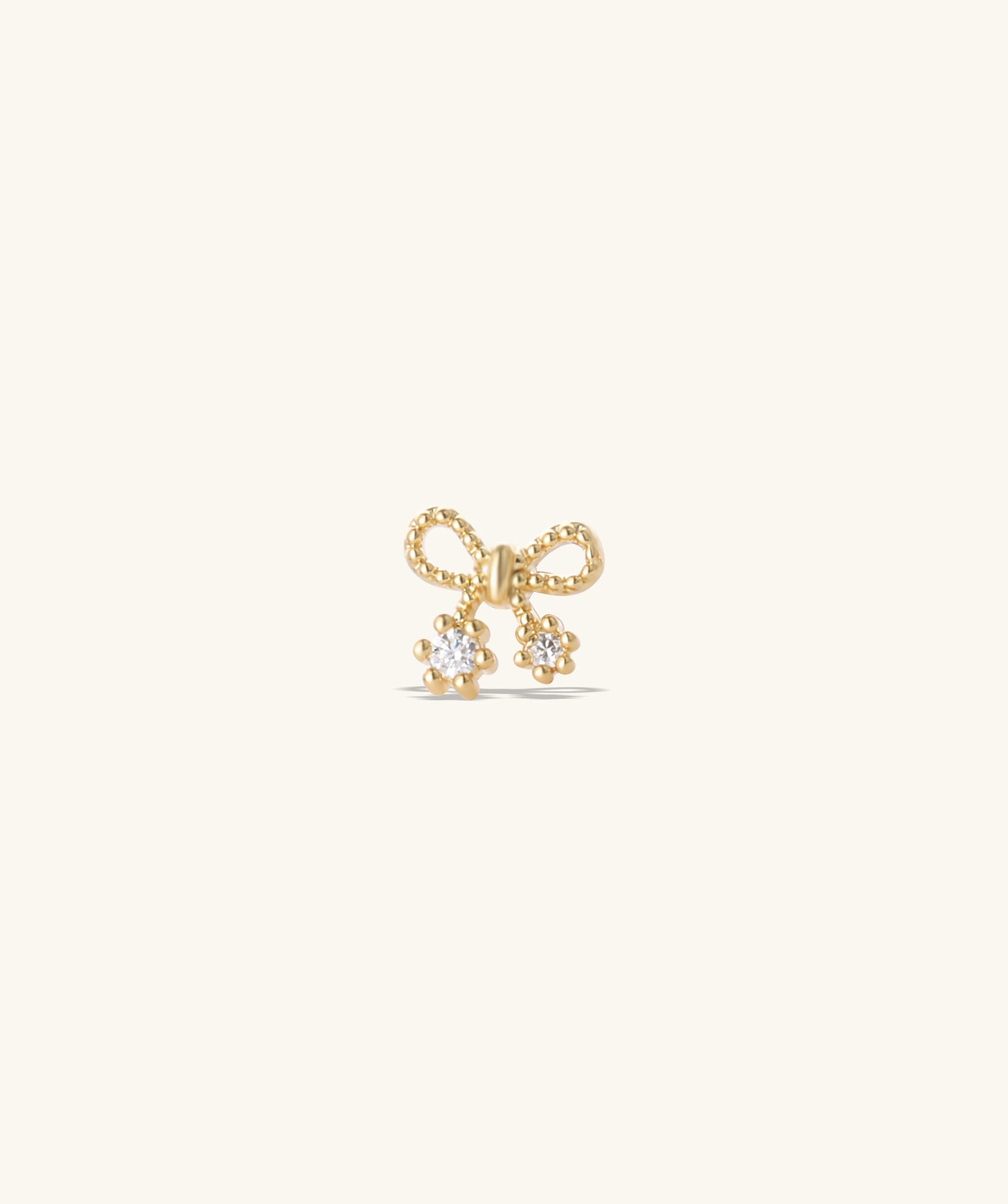 Twinkle Bow Stud - OumoJewelry