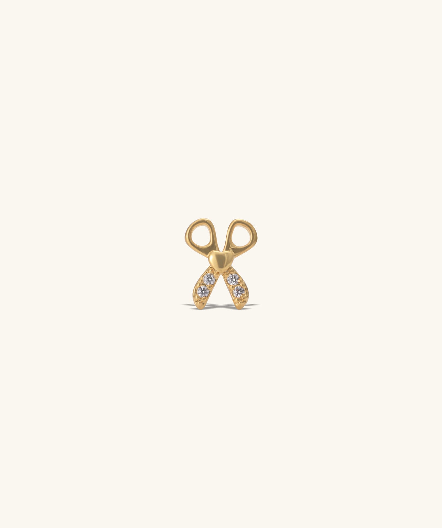 Love Scissors Stud - OumoJewelry