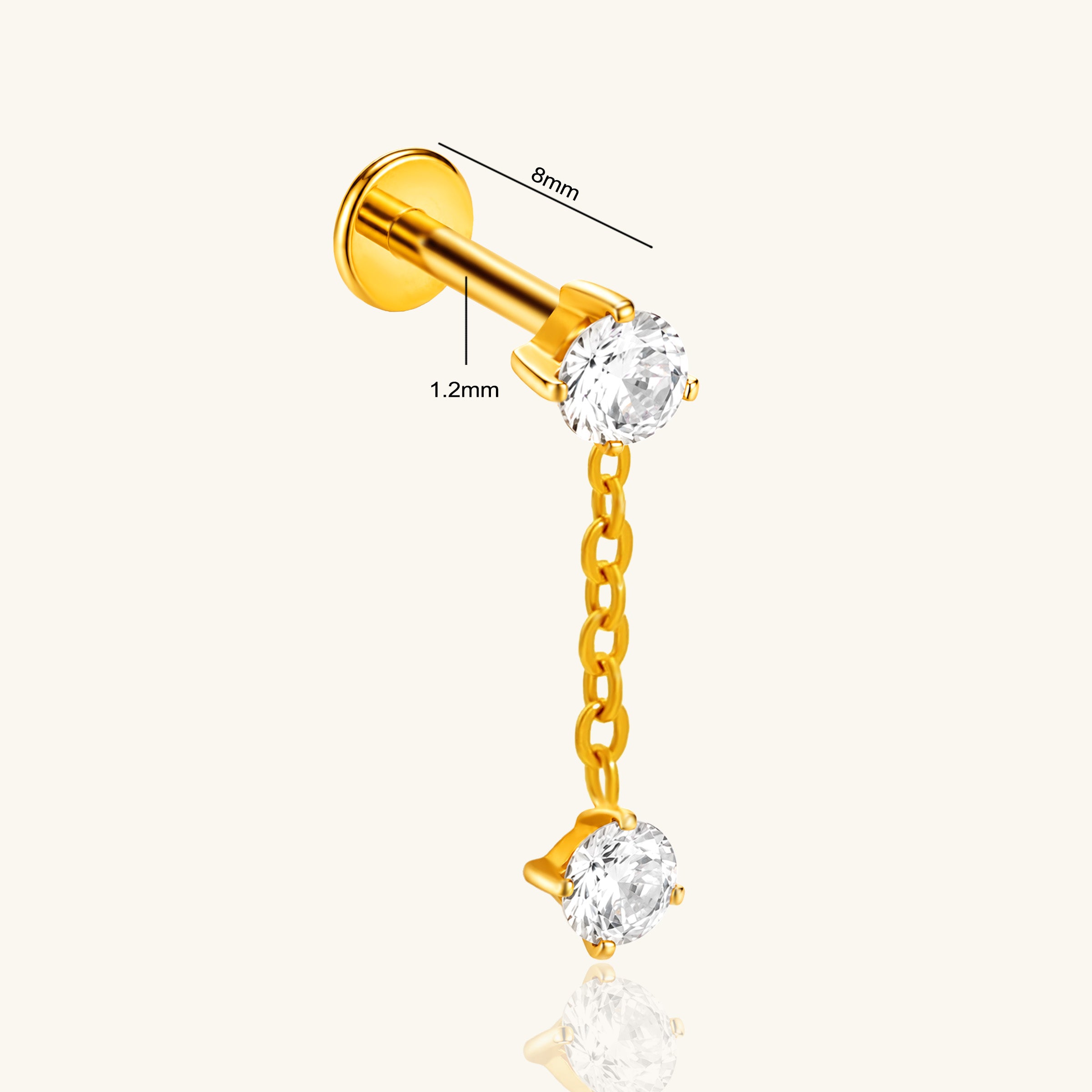 Titanium Ysra Stud