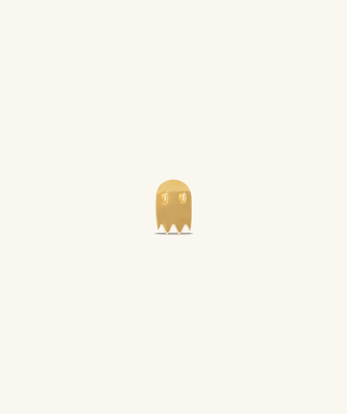 Titanium Ghost Stud - OumoJewelry