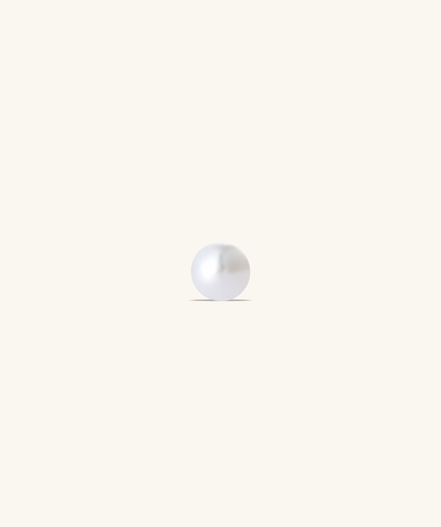 Titanium Pearl Flatback Stud