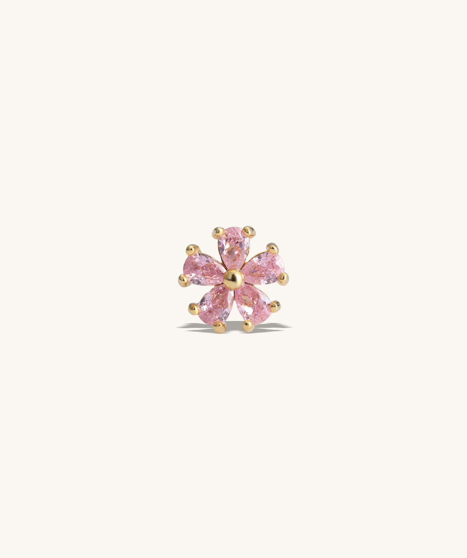 🌸Pink Flower Stud - OumoJewelry