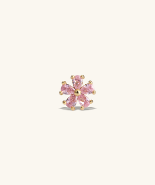 🌸Pink Flower Stud - OumoJewelry