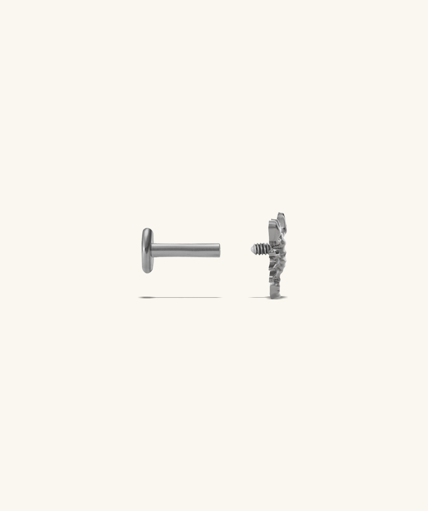 Titanium Scorpion Flatback Stud - OumoJewelry