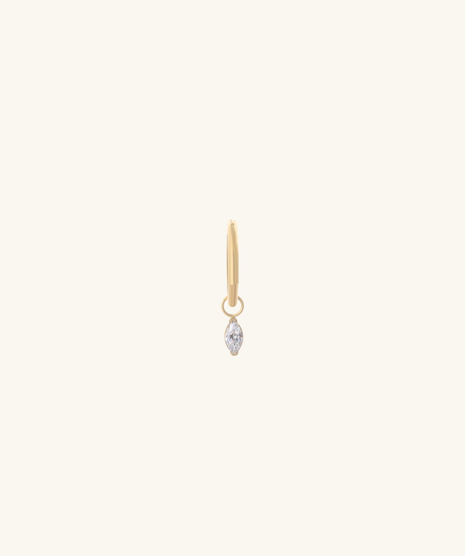 Titanium Marquise Dangle - OumoJewelry