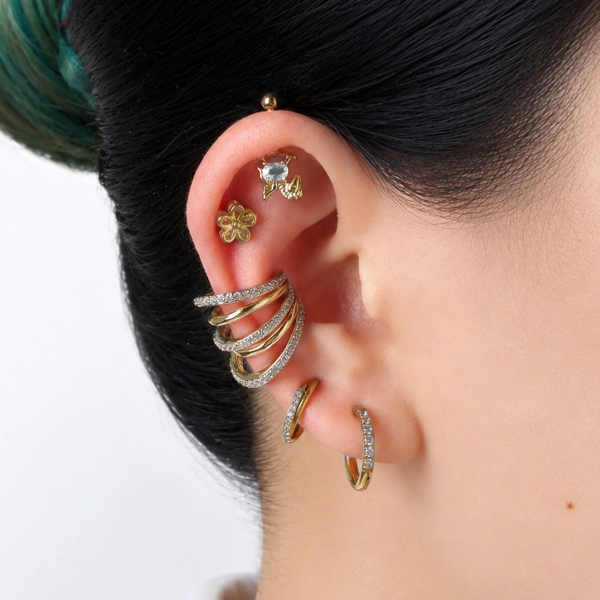 Unicorn Vertical Helix Stud