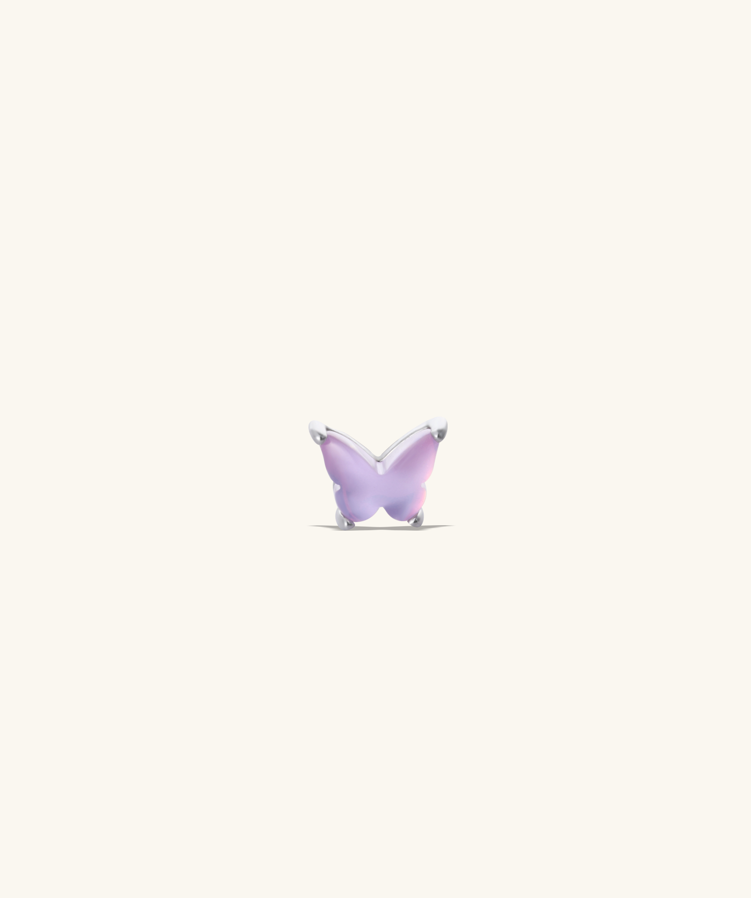 Charm Butterfly Flatback Stud