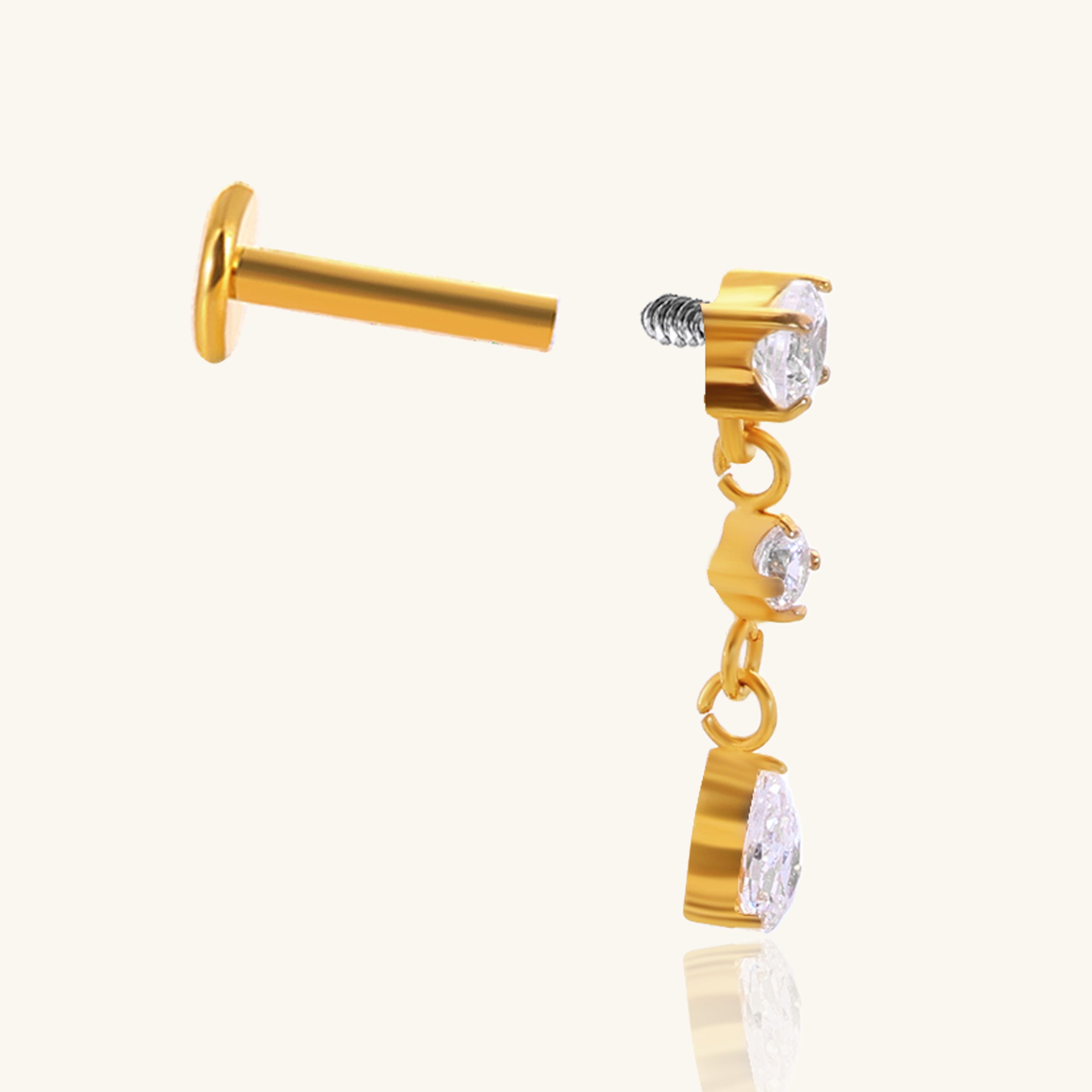 Titanium Eleni Stud