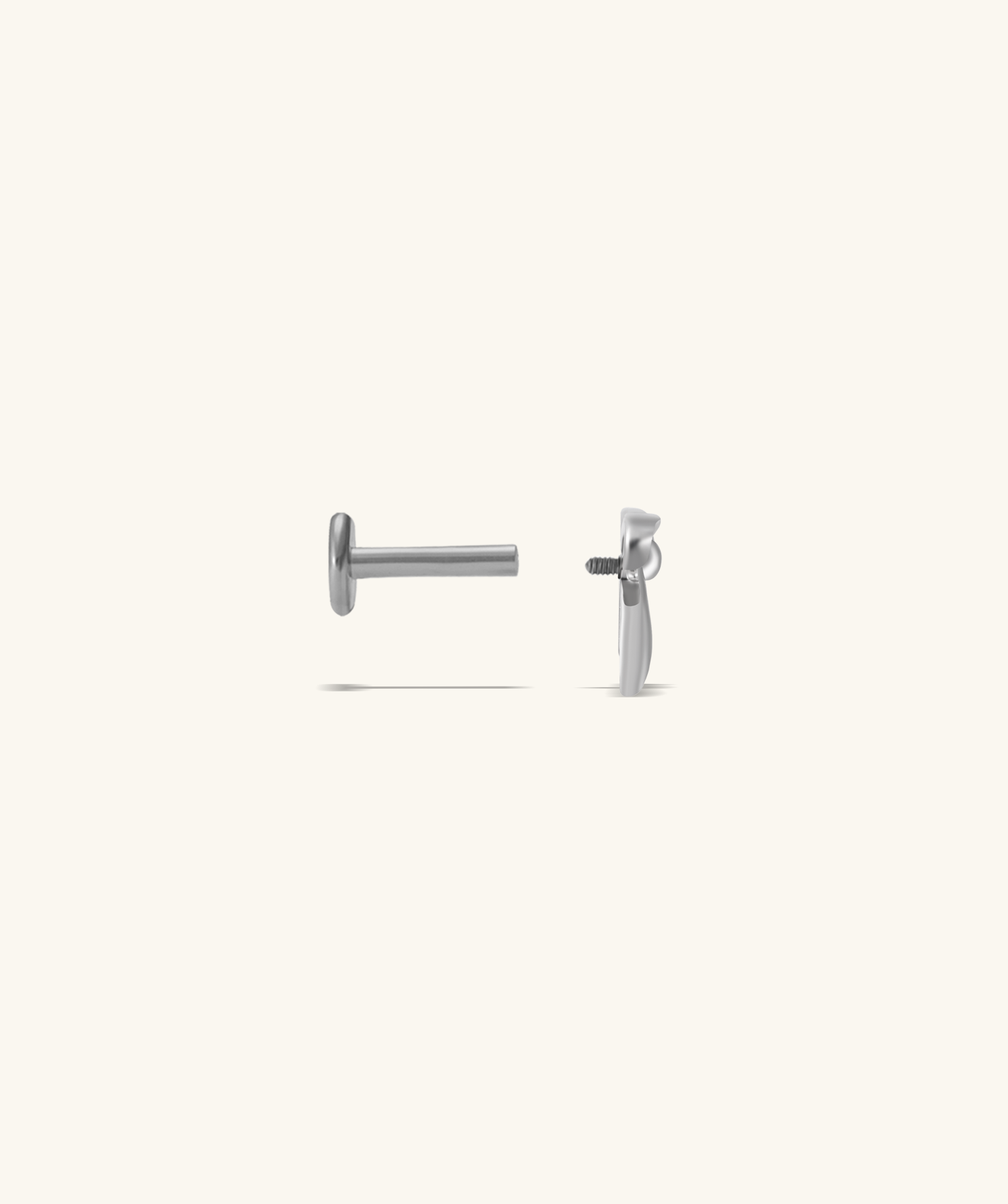 Titanium Mini Bow Stud - OumoJewelry