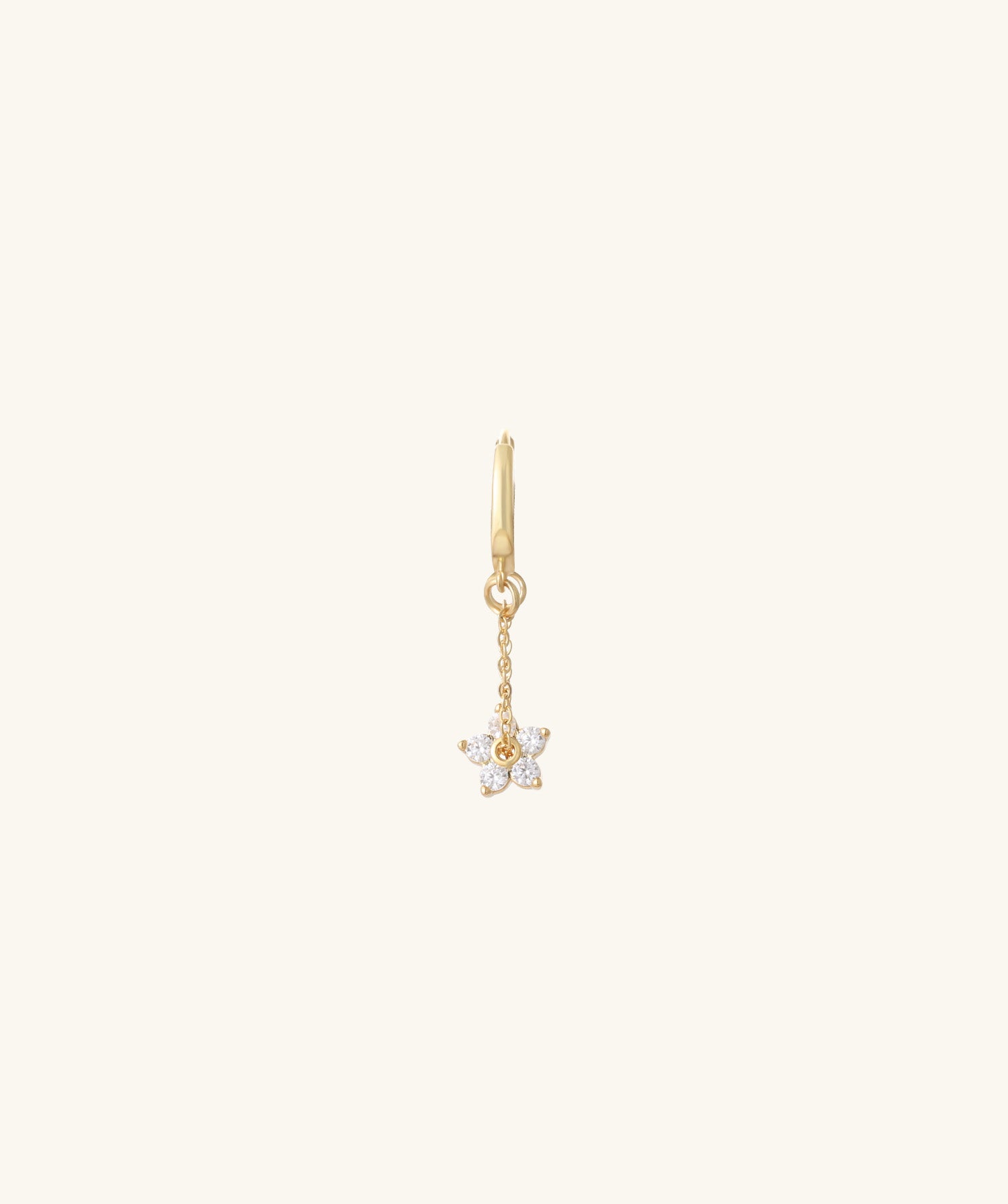 Bloom Charm Hoop - OumoJewelry