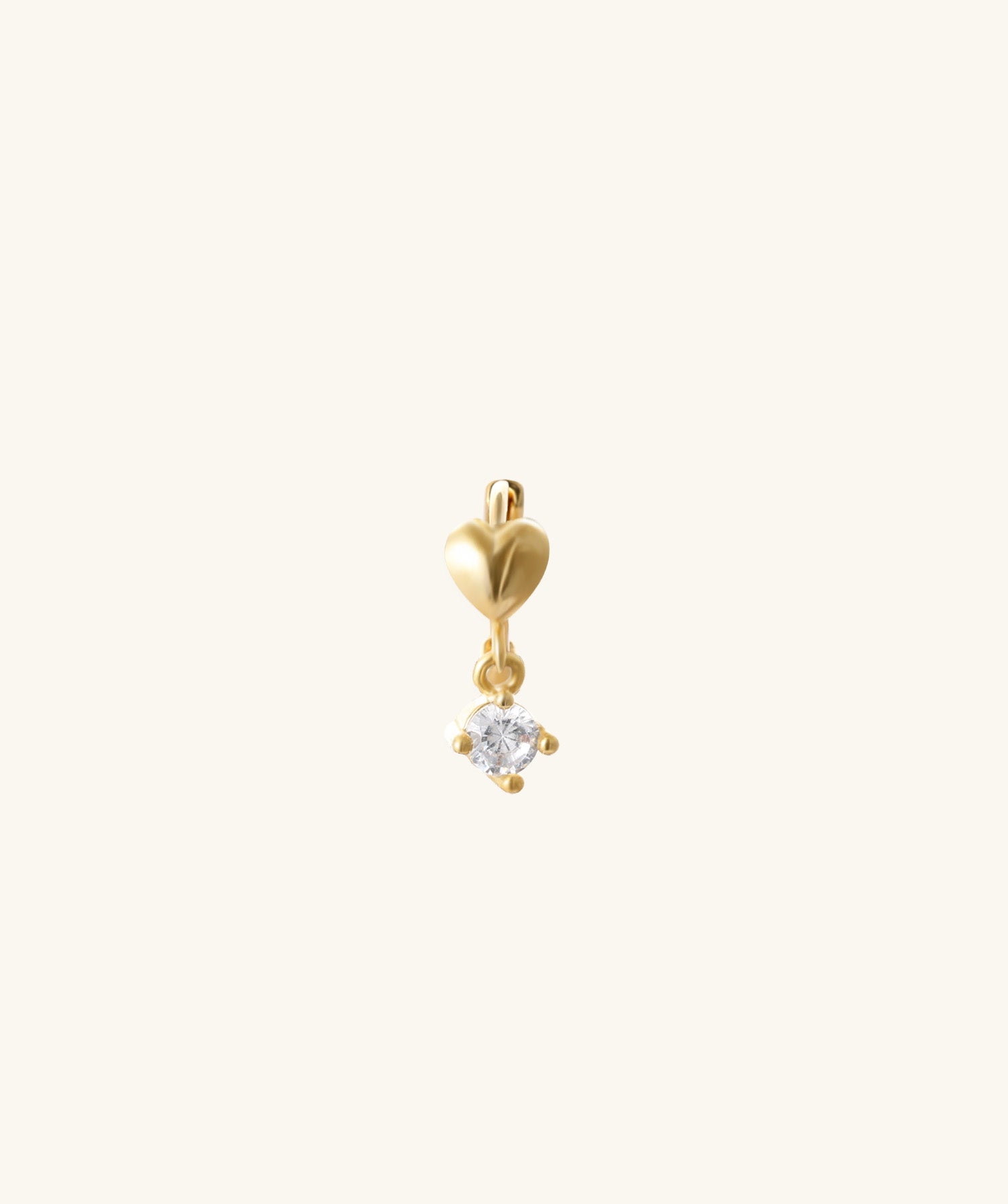 Heart Helix Hoop - OumoJewelry