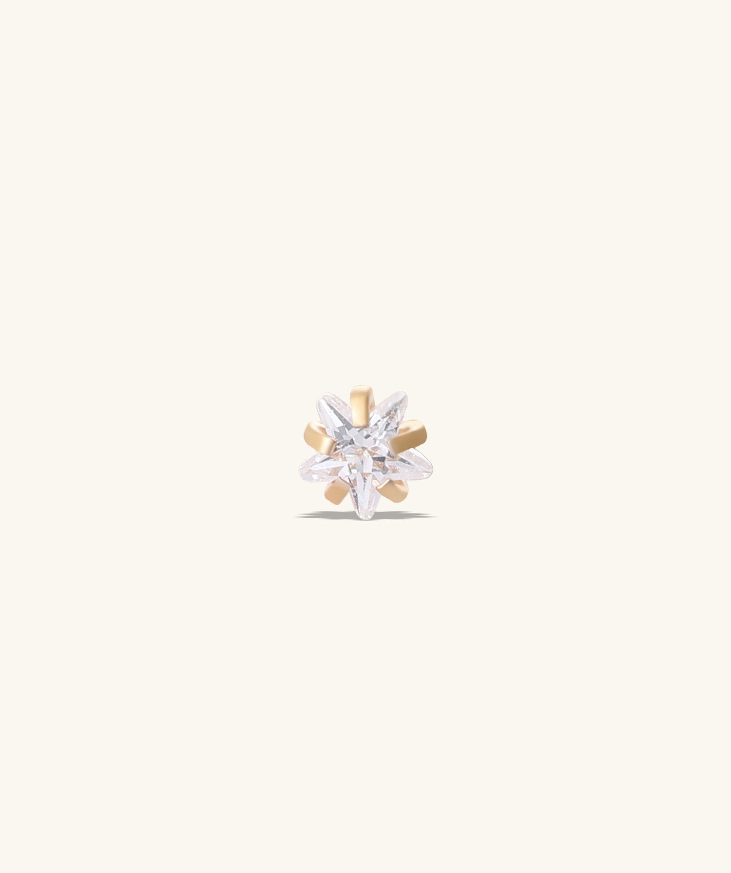 Sparkling Star Flatback Stud - OumoJewelry