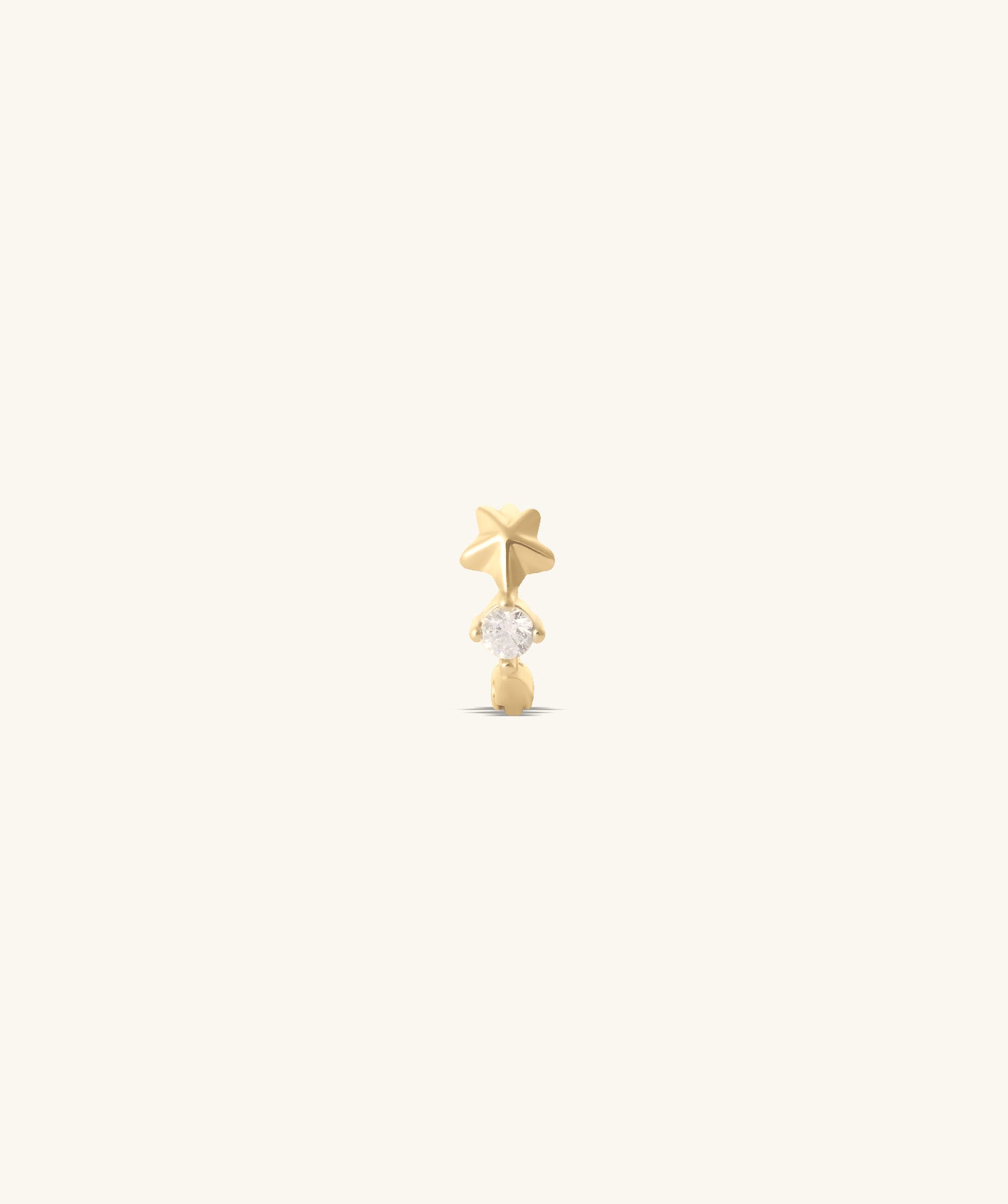 Petite Star Helix Hoop