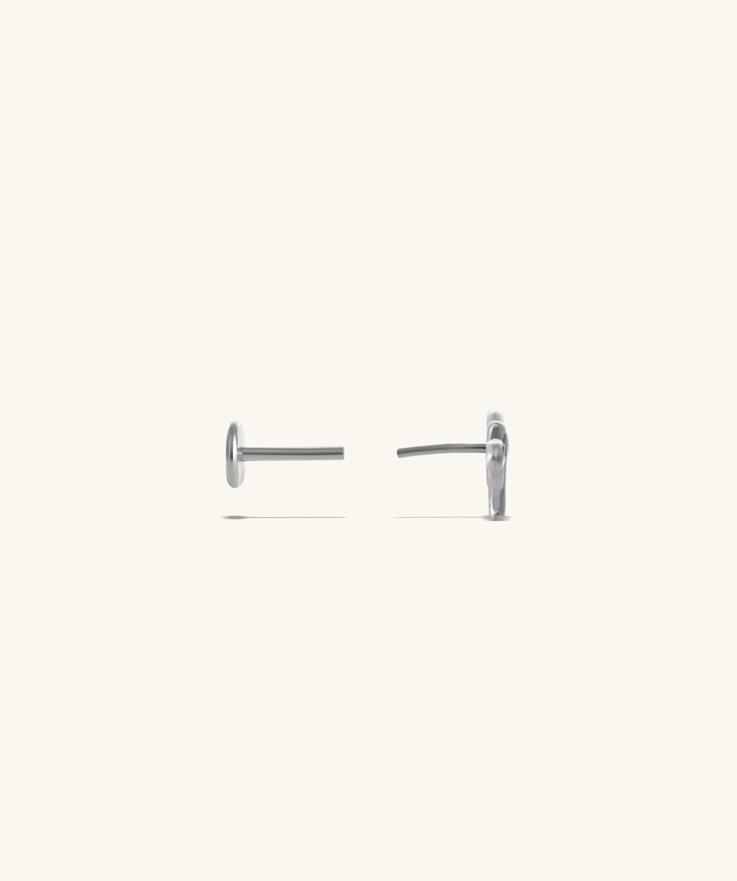 Titanium Dragonfly Flatback Stud