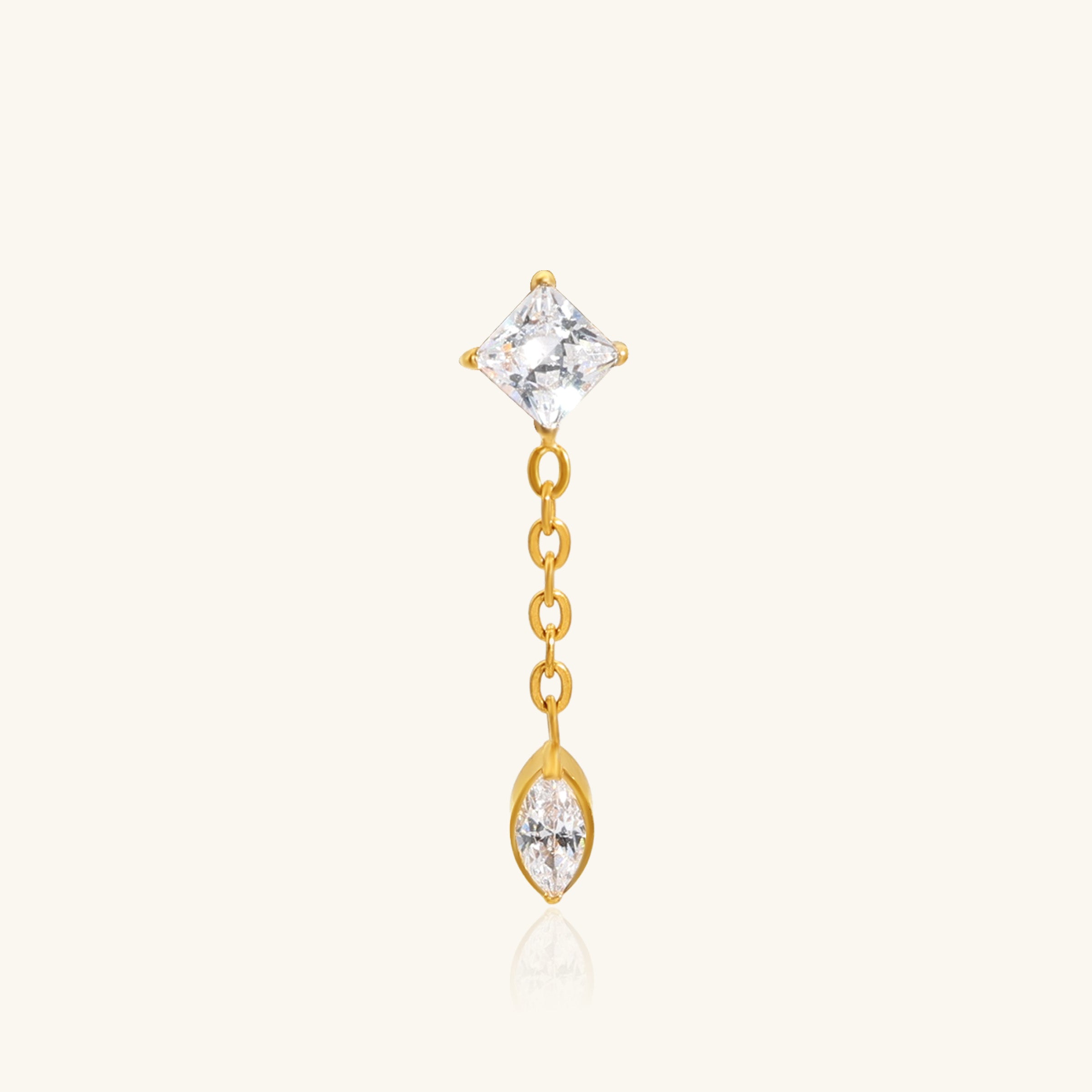 Titanium Ziven Stud - OumoJewelry