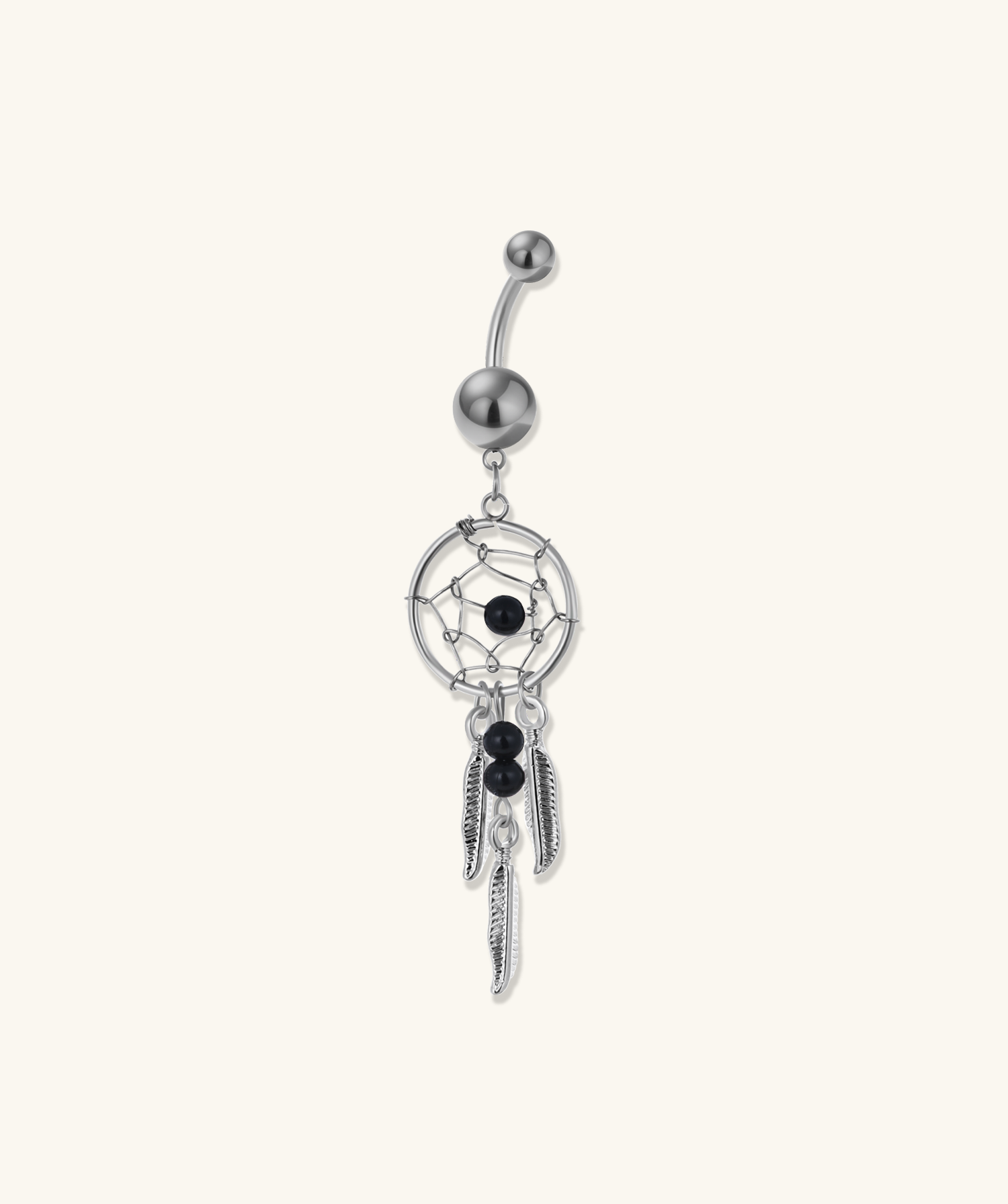Lyra Belly Ring - Stainless Steel - Navel - Oumo Jewelry