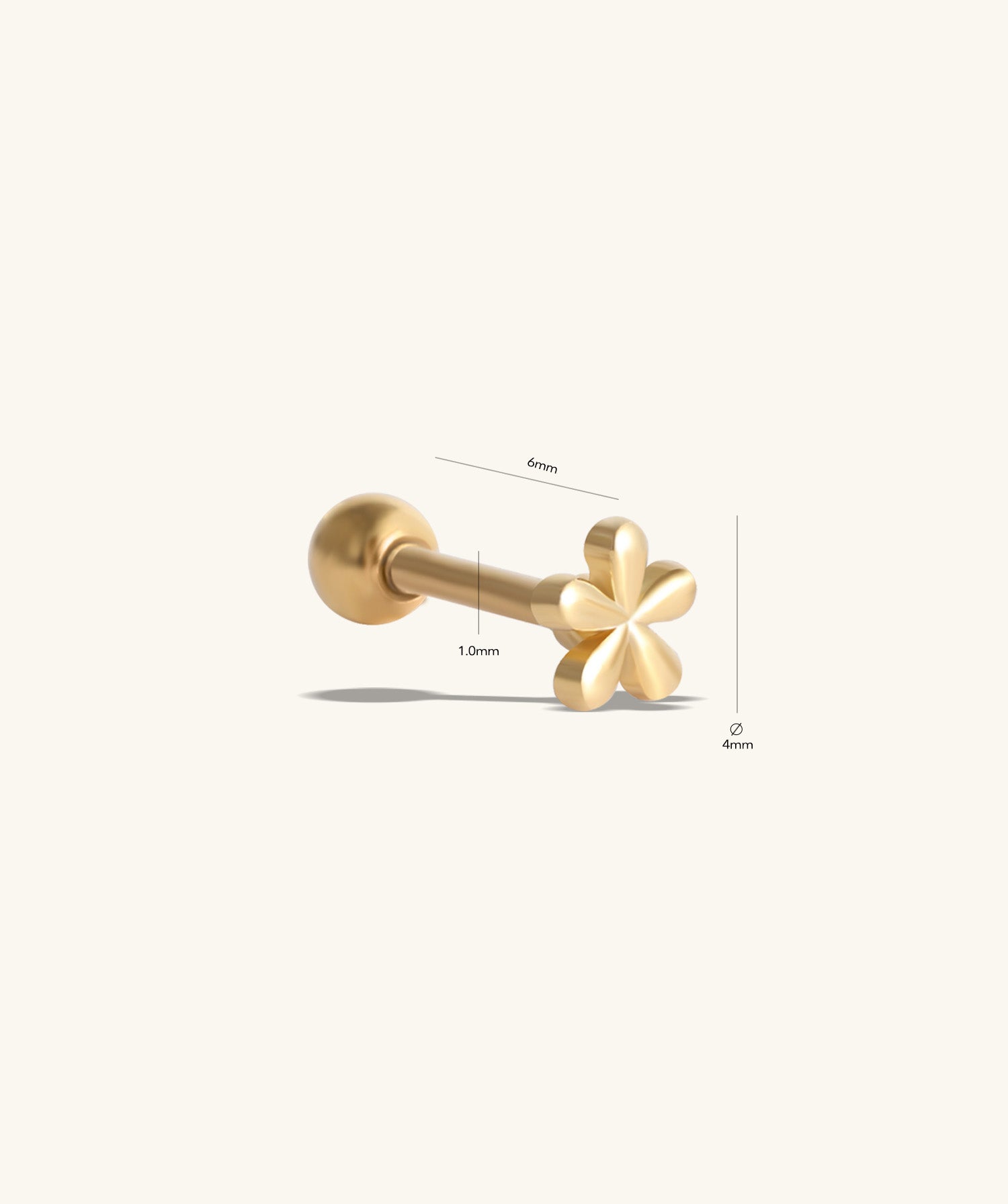 Dainty Flower Stud - OumoJewelry