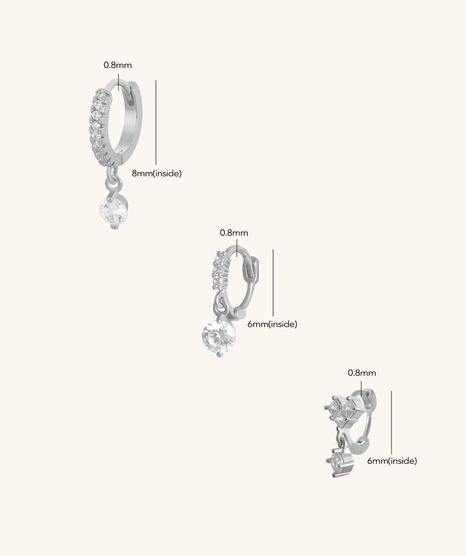 Drop Sparkle Set - OumoJewelry