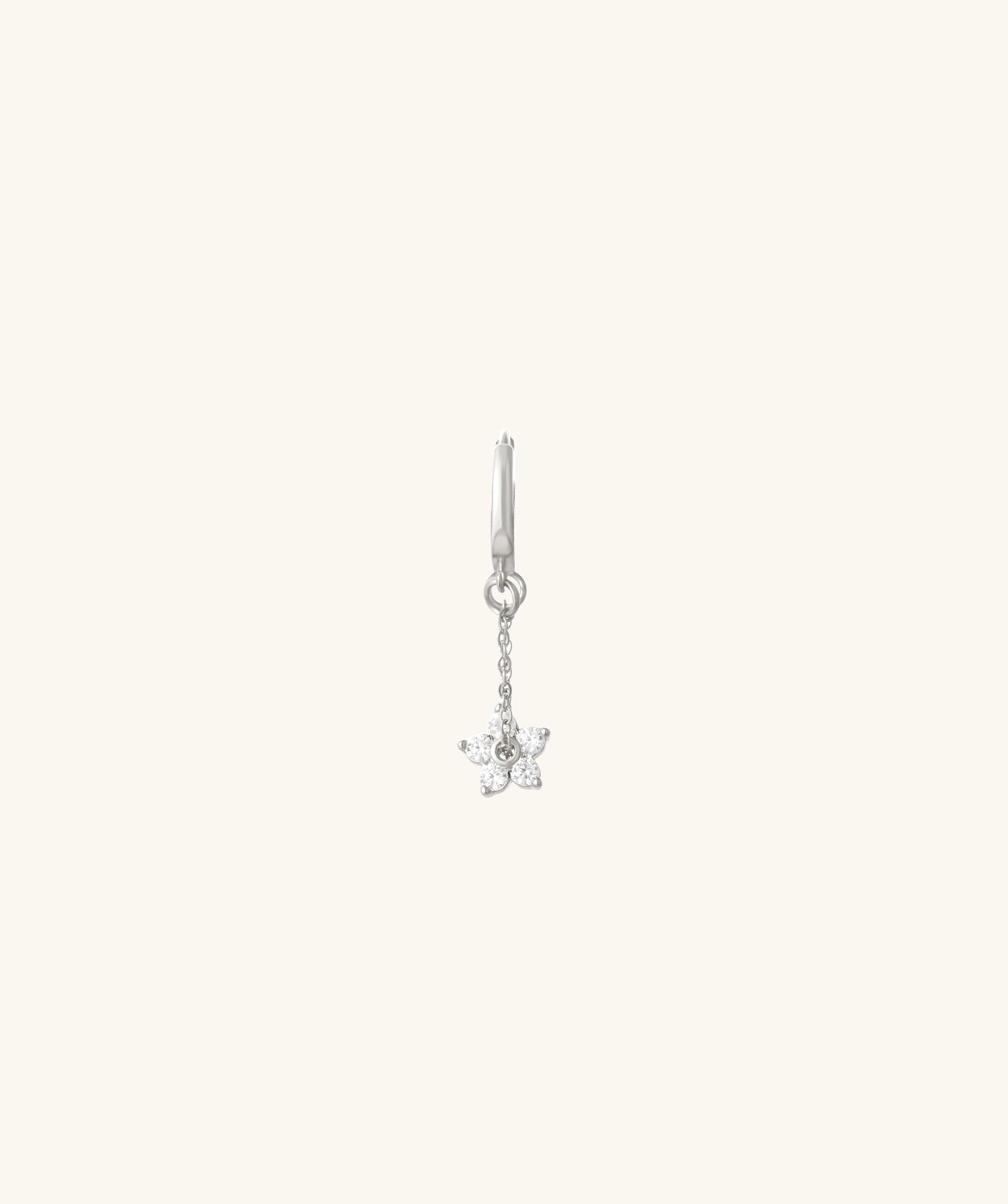 Bloom Charm Hoop - OumoJewelry