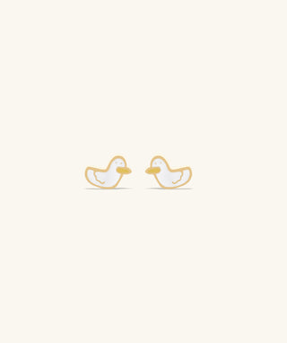 Cute Duck Studs - OumoJewelry