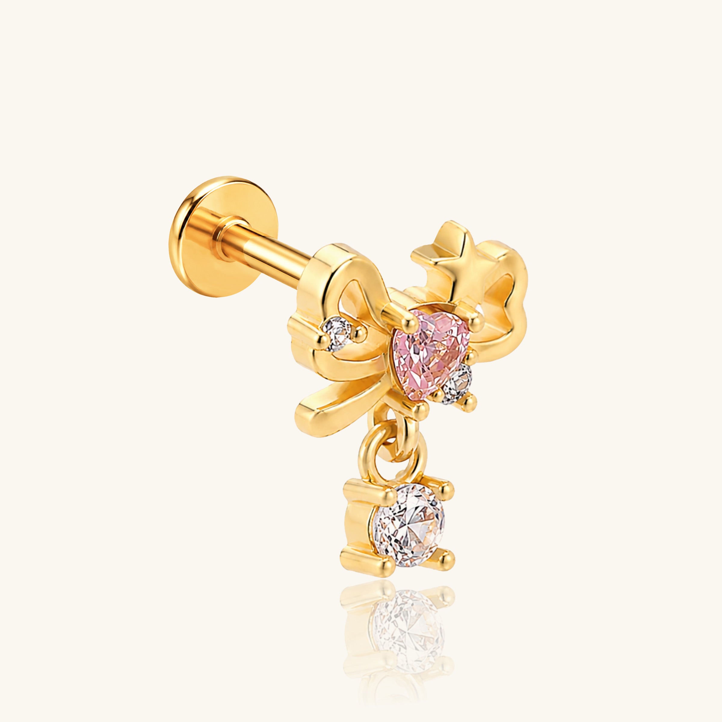 Titanium Clea Stud