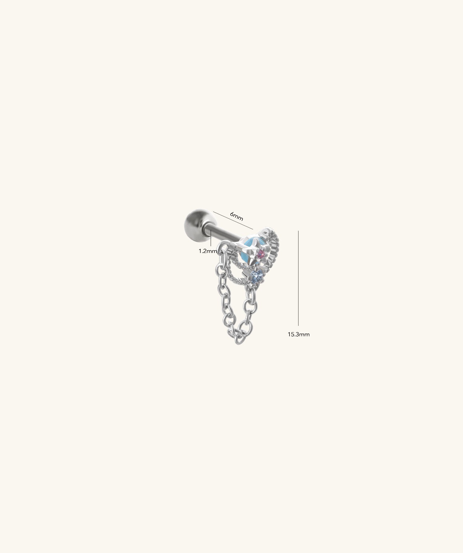 Opal Star & Moon Chain - OumoJewelry