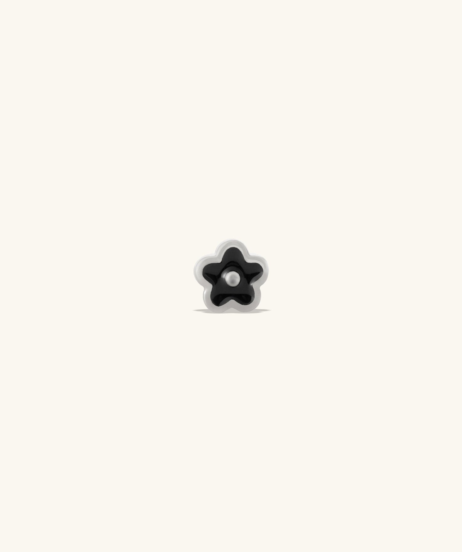 Enamel Flower Stud