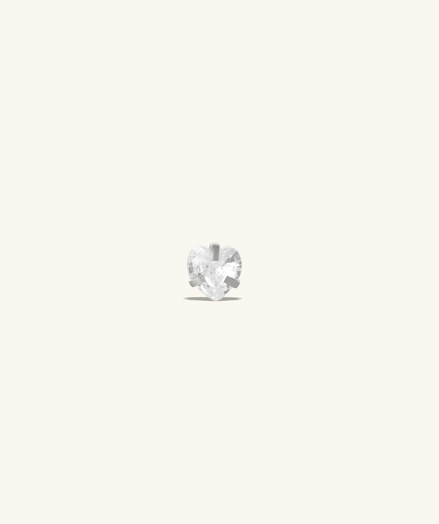 Love Flatback Stud - OumoJewelry