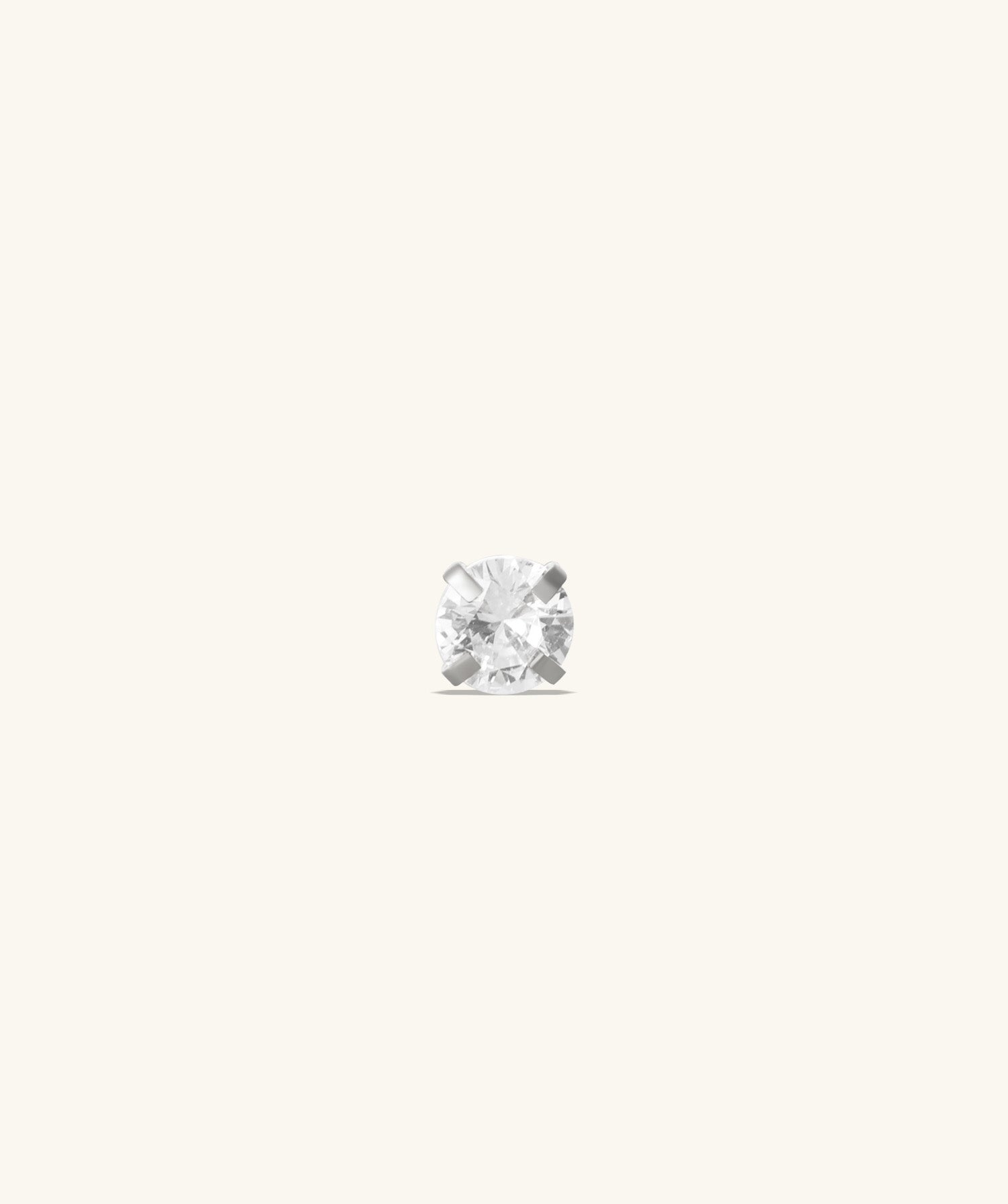 Threadless Sparkle Gems Flatback Stud - OumoJewelry