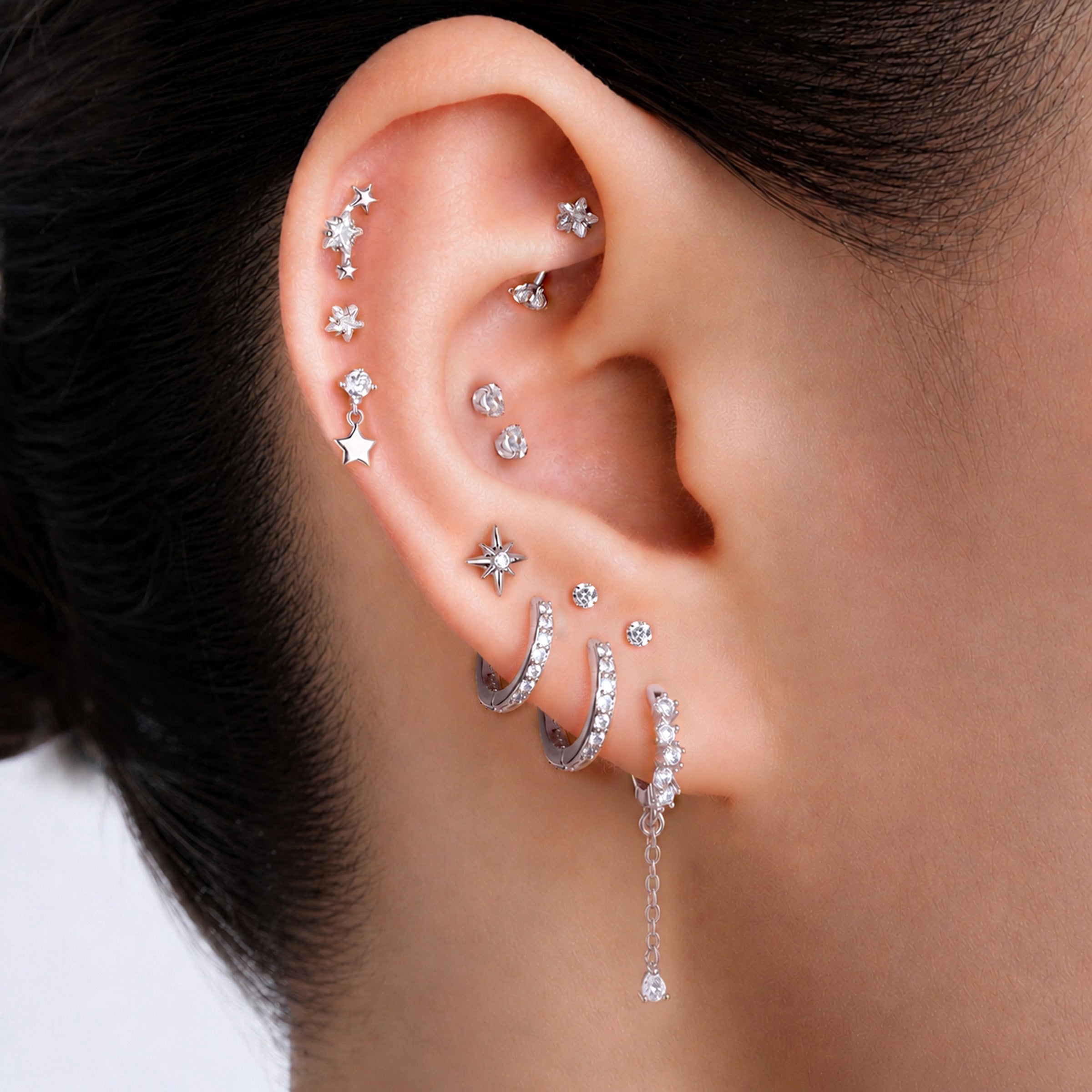 Sable Star Ear Stack Set