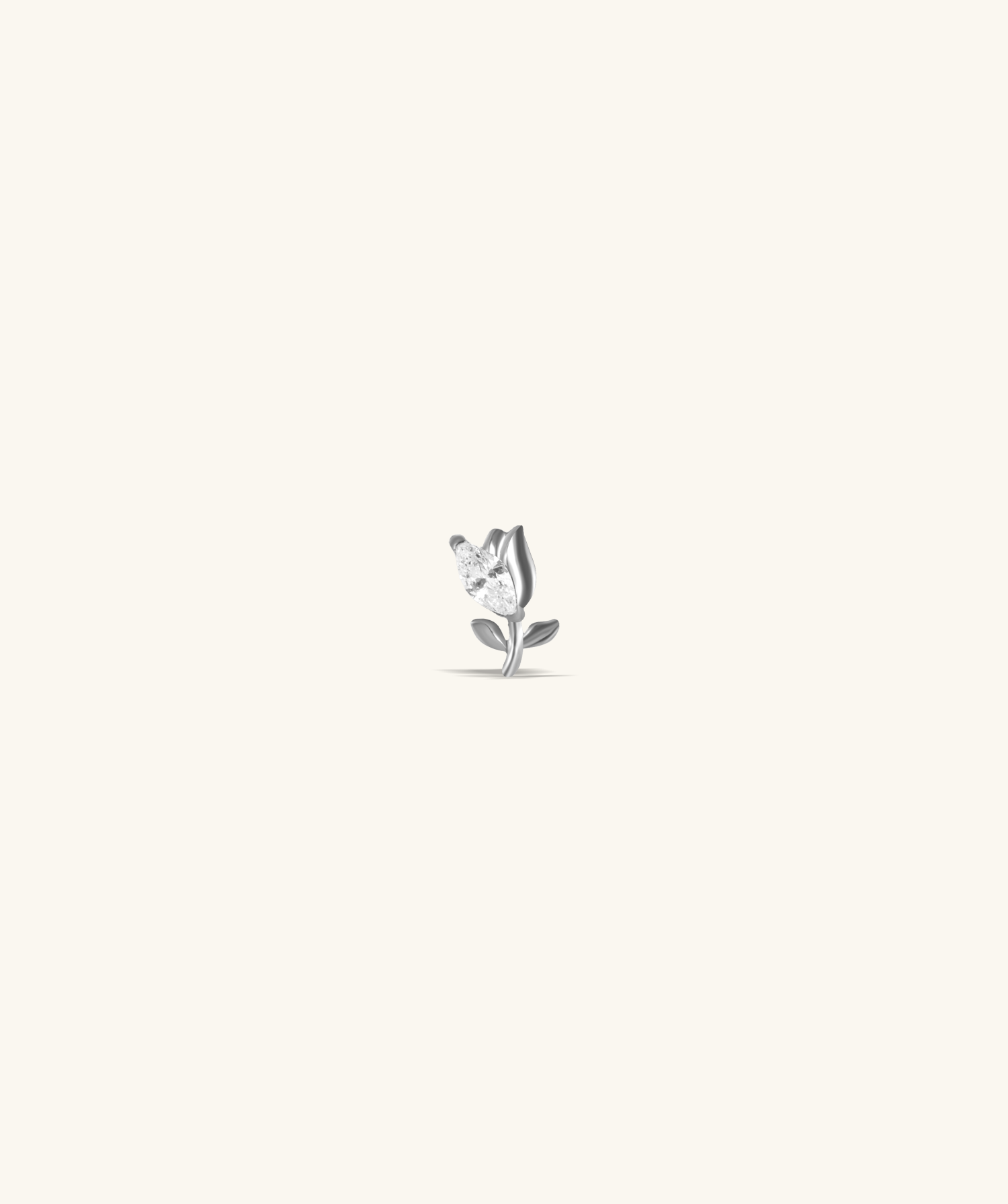 Titanium Velda Stud - OumoJewelry