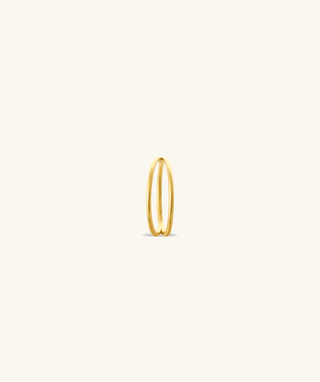 Basic Double Layer Clicker Hoop - OumoJewelry